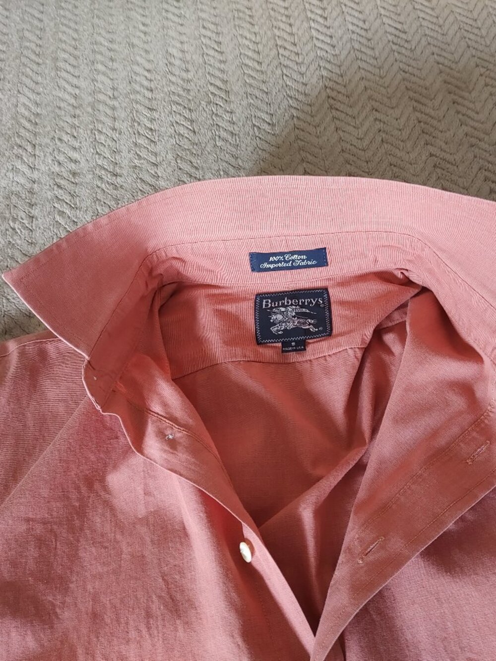 Burberry Men’s Long Sleeve Shirt – Size S – Classic Style - Picture 7 of 16